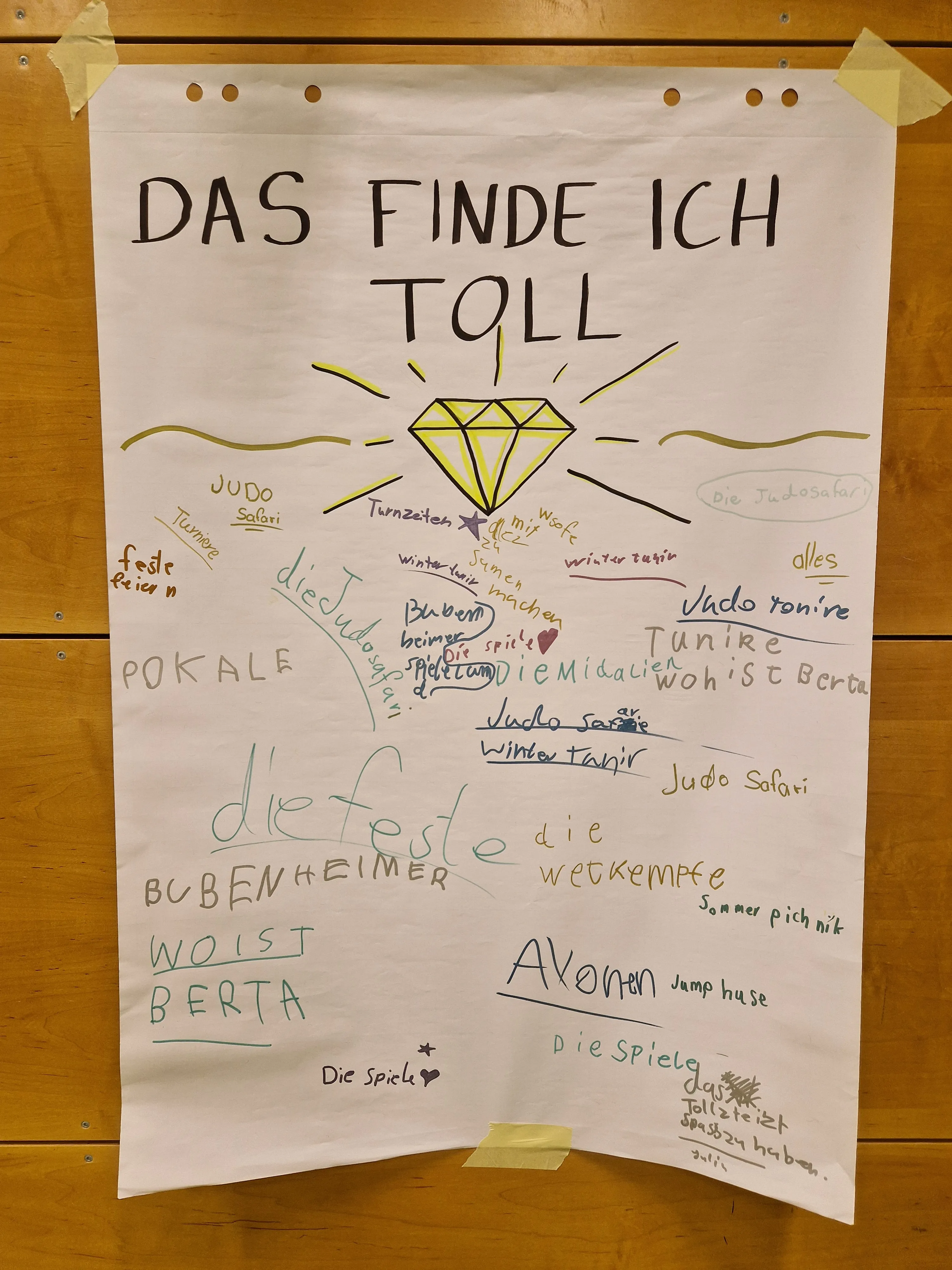 "Das finde ich toll" - Plakat